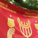 Dominion Day food and refreshments banner.